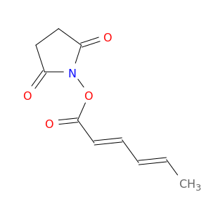 2,5-Pyrrolidinedione, 1-[[(2E,4E)-1-oxo-2,4-hexadienyl]oxy]-