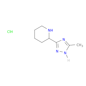 2-(5-methyl-1H-1,2,4-triazol-3-yl)piperidine hydrochloride