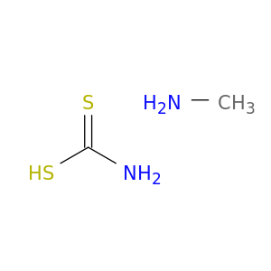 aminomethanedithioic acid; methanamine