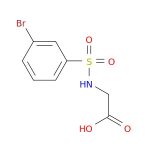 N-[(3-溴苯基)磺酰基]甘氨酸