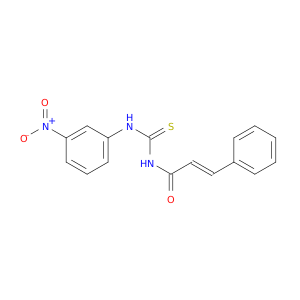 2-Propenamide, N-[[(3-nitrophenyl)amino]thioxomethyl]-3-phenyl-, (E)-