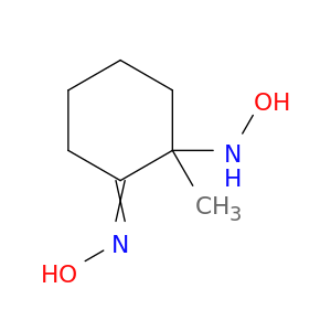 Cyclohexanone, 2-(hydroxyamino)-2-methyl-, oxime