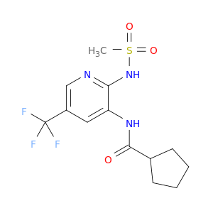Cyclopentanecarboxamide,N-[2-[(methylsulfonyl)amino]-5-(trifluoromethyl)-3-pyridinyl]-