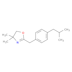 Oxazole, 4,5-dihydro-4,4-dimethyl-2-[[4-(2-methylpropyl)phenyl]methyl]-