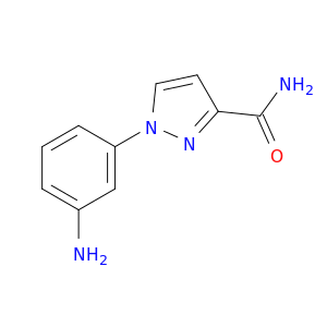 1-(3-Aminophenyl)-1H-pyrazole-3-carboxamide