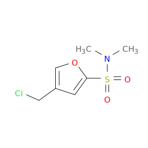 4-(chloromethyl)-N,N-dimethylfuran-2-sulfonamide