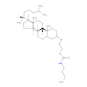 2-(cholestan-3-yloxy)ethyl butylcarbamate
