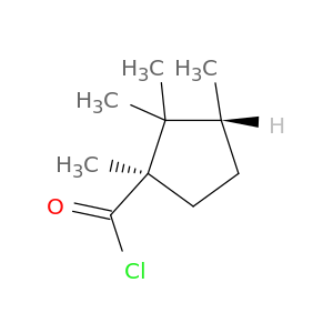 Cyclopentanecarbonyl chloride, 1,2,2,3-tetramethyl-, (1R,3R)-