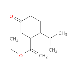 Cyclohexanone, 3-(1-ethoxyethenyl)-4-(1-methylethyl)-