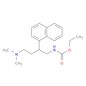 ETHYL N-(4-DIMETHYLAMINO-2-NAPHTHALEN-1-YL-BUTYL)CARBAMATE