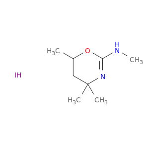 N,4,4,6-tetramethyl-5,6-dihydro-1,3-oxazin-2-amine hydroiodide