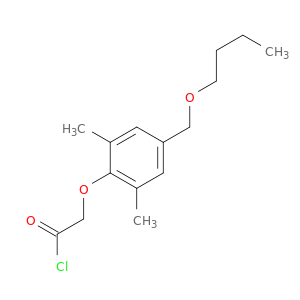 Acetyl chloride, [4-(butoxymethyl)-2,6-dimethylphenoxy]-
