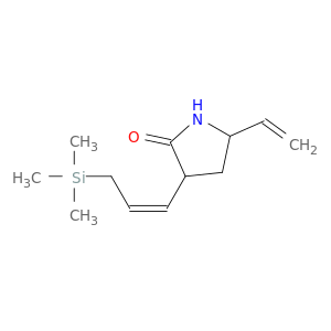 2-Pyrrolidinone, 5-ethenyl-3-[(1Z)-3-(trimethylsilyl)-1-propenyl]-