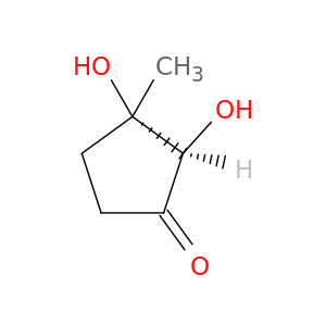 Cyclopentanone, 2,3-dihydroxy-3-methyl-, (2R,3S)-