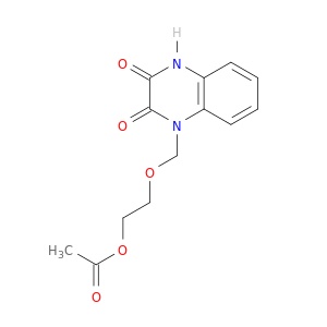 2,3-Quinoxalinedione, 1-[[2-(acetyloxy)ethoxy]methyl]-1,4-dihydro-