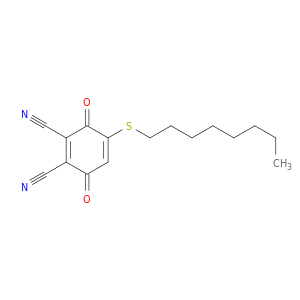 1,4-Cyclohexadiene-1,2-dicarbonitrile, 4-(octylthio)-3,6-dioxo-