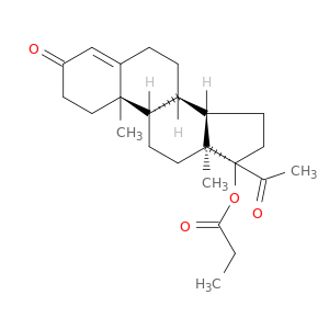 妊娠4-eNE-3,20-二酮,17-(1-氧丙氧基)-