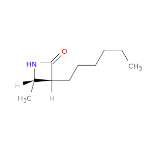 2-Azetidinone, 3-hexyl-4-methyl-, trans-