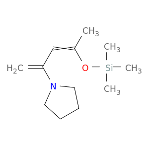 Pyrrolidine, 1-[1-methylene-3-[(trimethylsilyl)oxy]-2-butenyl]-