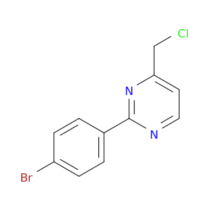 2-(4-bromophenyl)-4-(chloromethyl)pyrimidine