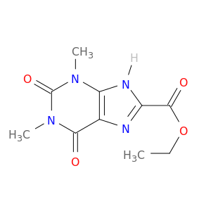 1H-Purine-8-carboxylicacid, 2,3,6,9-tetrahydro-1,3-dimethyl-2,6-dioxo-, ethyl ester