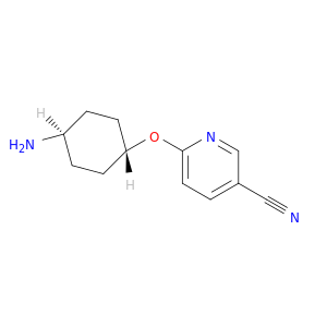 3-Pyridinecarbonitrile, 6-[(trans-4-aminocyclohexyl)oxy]-