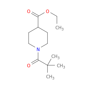 4-Piperidinecarboxylic acid, 1-(2,2-dimethyl-1-oxopropyl)-, ethyl ester