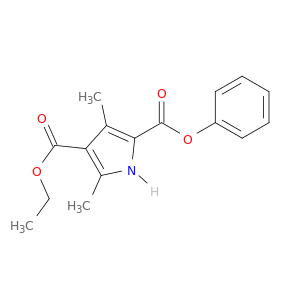 1H-Pyrrole-2,4-dicarboxylic acid, 3,5-dimethyl-, 4-ethyl 2-phenyl ester
