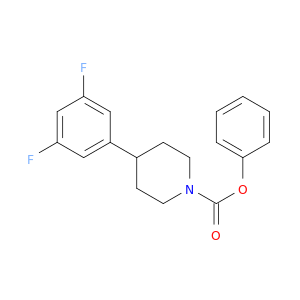 1-Piperidinecarboxylic acid, 4-(3,5-difluorophenyl)-, phenyl ester