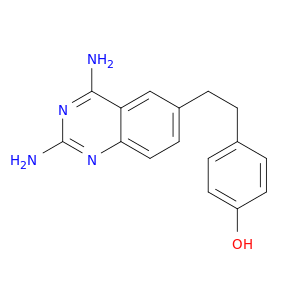 Phenol, 4-[2-(2,4-diamino-6-quinazolinyl)ethyl]-