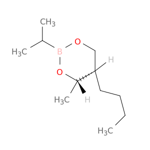1,3,2-Dioxaborinane, 5-butyl-4-methyl-2-(1-methylethyl)-, trans-