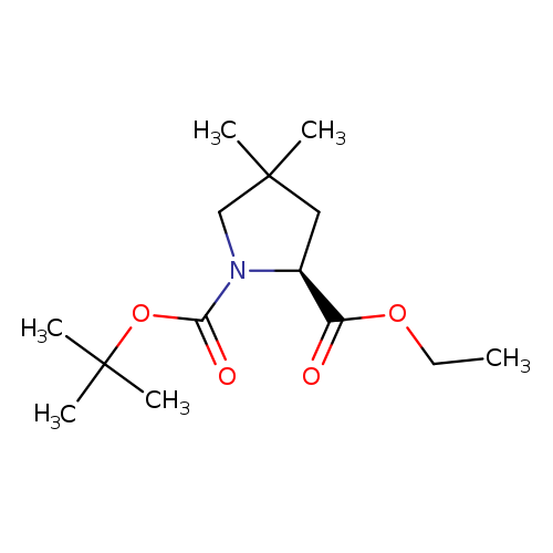 (S)-1-BOC-4,4-二甲基-吡咯烷-2-甲酸乙酯
