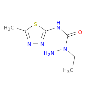 Hydrazinecarboxamide, 1-ethyl-N-(5-methyl-1,3,4-thiadiazol-2-yl)-