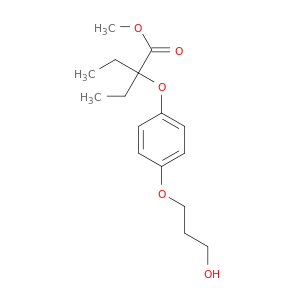 Butanoic acid, 2-ethyl-2-[4-(3-hydroxypropoxy)phenoxy]-, methyl ester