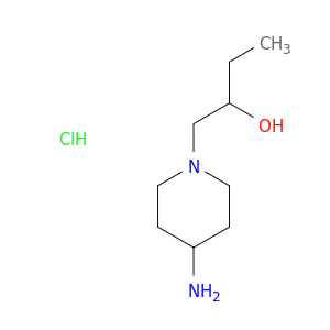 1-(4-aminopiperidin-1-yl)butan-2-ol hydrochloride
