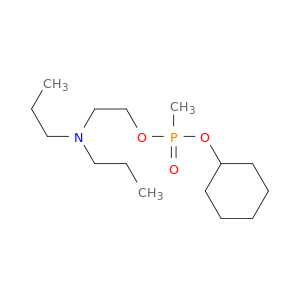 Phosphonic acid,methyl-, cyclohexyl 2-(dipropylamino)ethyl ester (9CI)