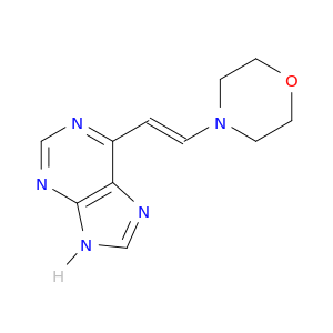 9H-Purine, 6-[(1E)-2-(4-morpholinyl)ethenyl]-