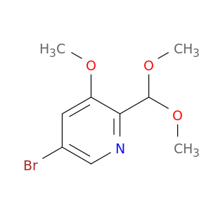 5-溴-2-(二甲氧基甲基)-3-甲氧基吡啶