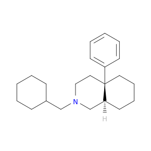 Isoquinoline, 2-(cyclohexylmethyl)decahydro-4a-phenyl-, trans-