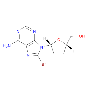 Adenosine,8-bromo-2',3'-dideoxy- (9CI)