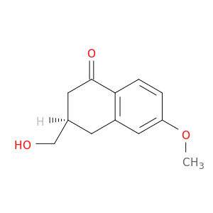 1(2H)-Naphthalenone, 3,4-dihydro-3-(hydroxymethyl)-6-methoxy-, (3R)-