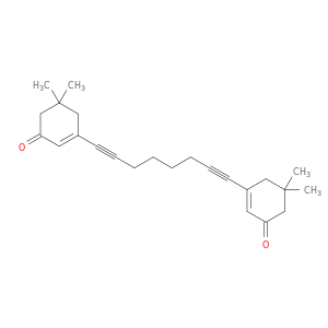 2-Cyclohexen-1-one, 3,3'-(1,7-octadiyne-1,8-diyl)bis[5,5-dimethyl-