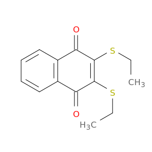 1,4-Naphthalenedione, 2,3-bis(ethylthio)-