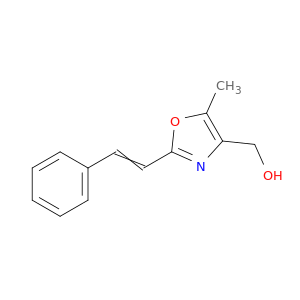 4-Oxazolemethanol, 5-methyl-2-(2-phenylethenyl)-