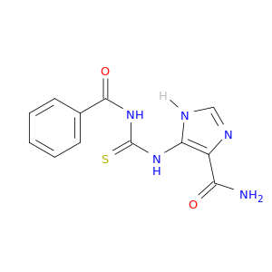1H-Imidazole-4-carboxamide, 5-[[(benzoylamino)thioxomethyl]amino]-