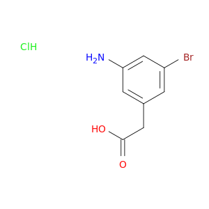 2-(3-Amino-5-bromophenyl)acetic acid hydrochloride