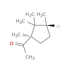 Ethanone, 1-[(1R,3R)-1,2,2,3-tetramethylcyclopentyl]-