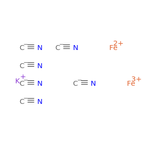 iron(2+) iron(3+) potassium cyanide(1:1:1:6)