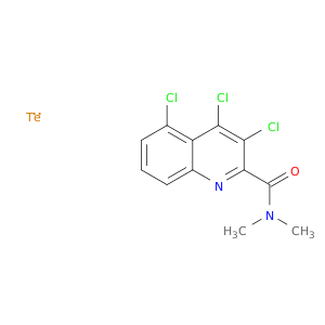 Tellurium, trichloro[(dimethylamino)carbonyl](quinoline)-