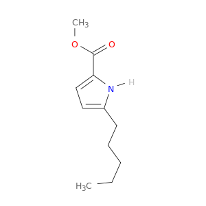 1H-Pyrrole-2-carboxylic acid, 5-pentyl-, methyl ester